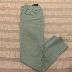J. Crew Toothpick Ankle Jeans, Baby Blue